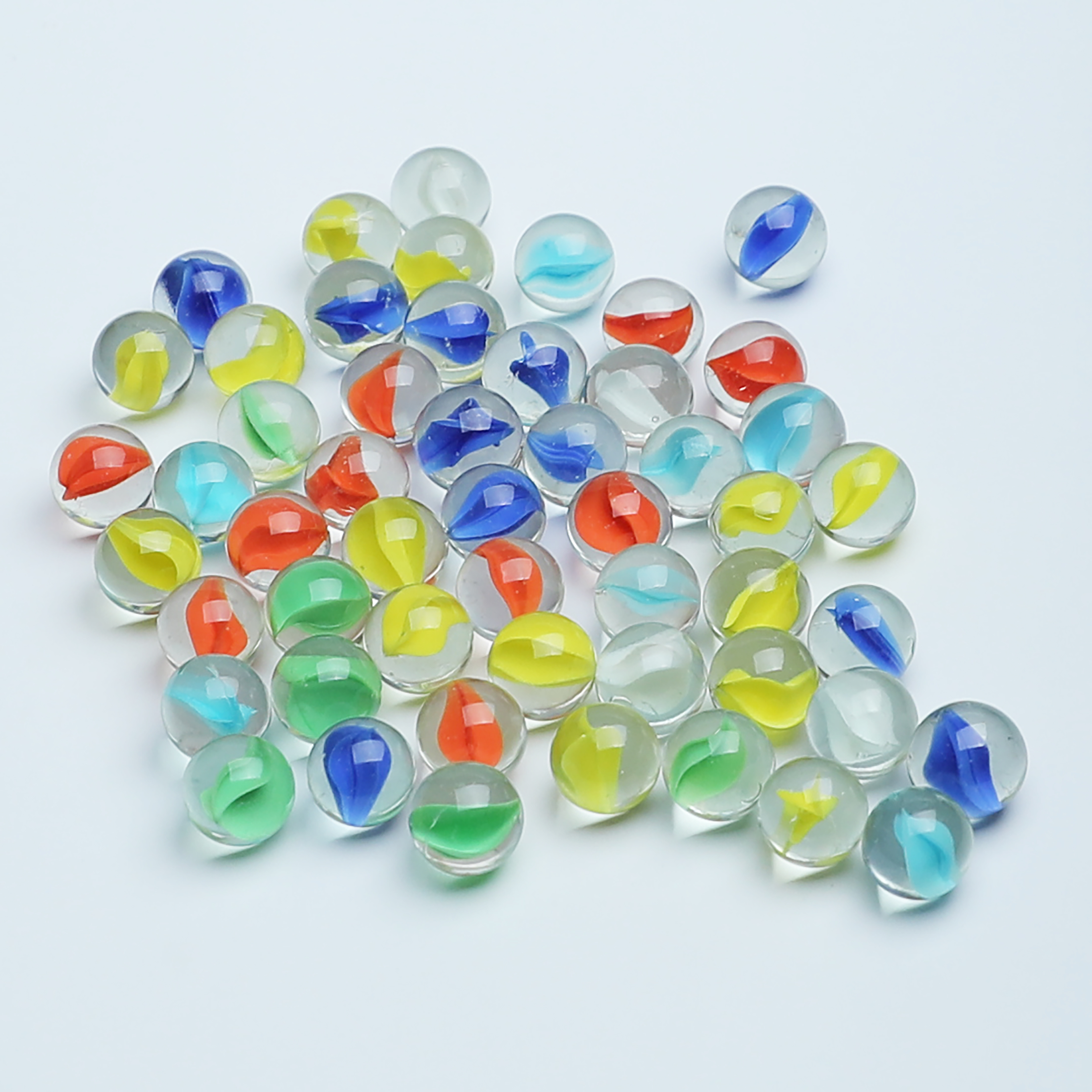 Colorful premium clear glass marble