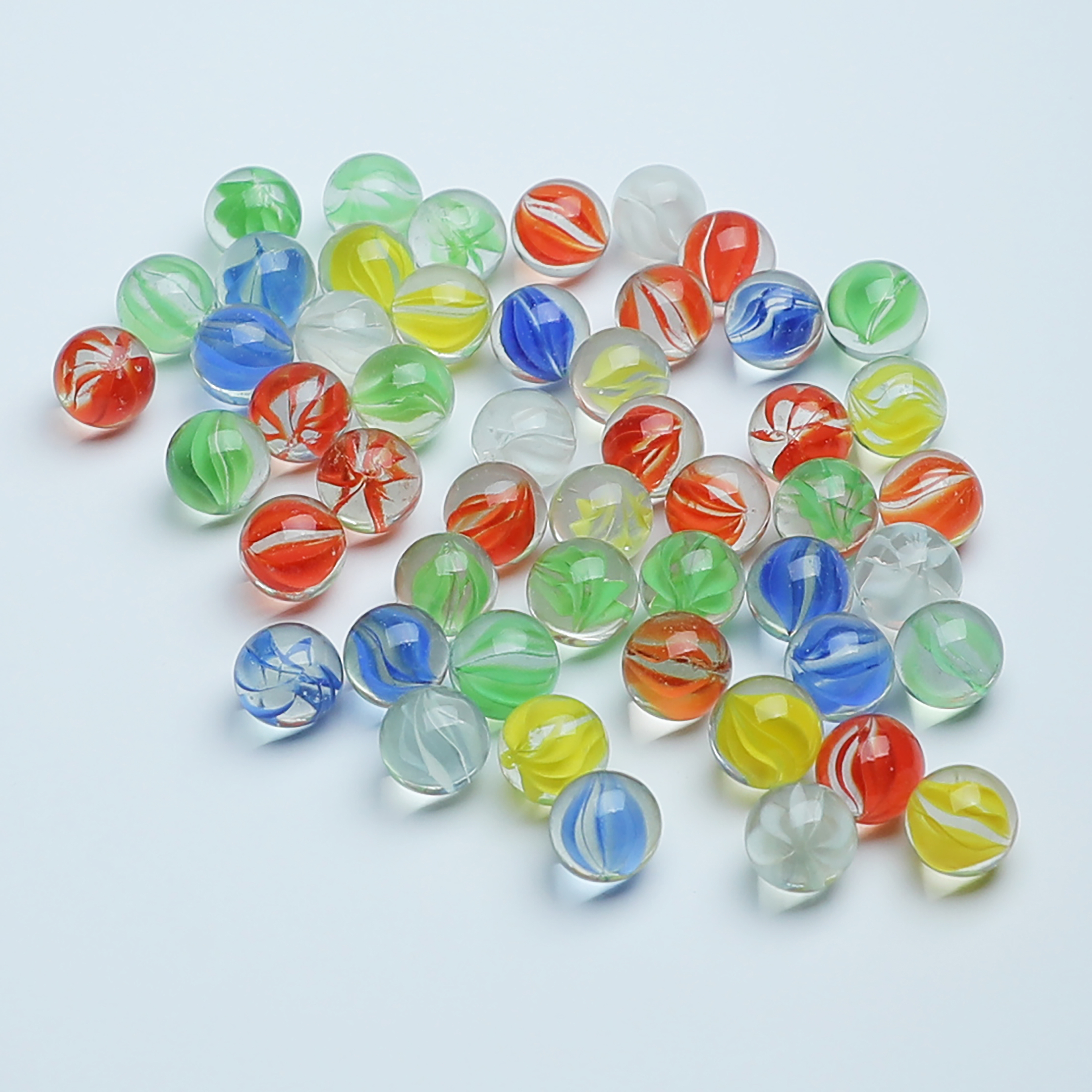 Wholesale cheap classic and traditional watermelon glass marbles for toy and gifts