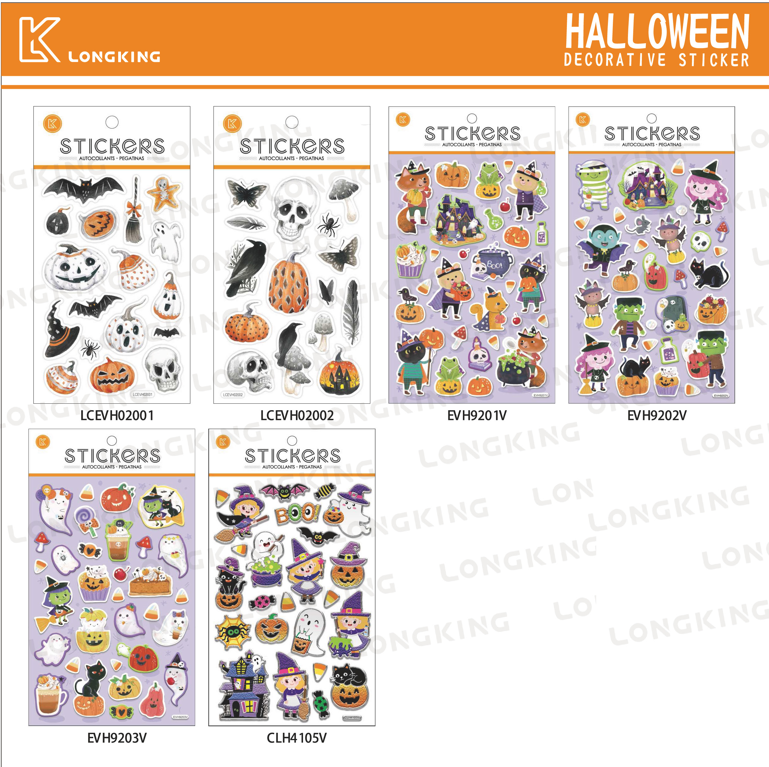 Halloween decorative stickers