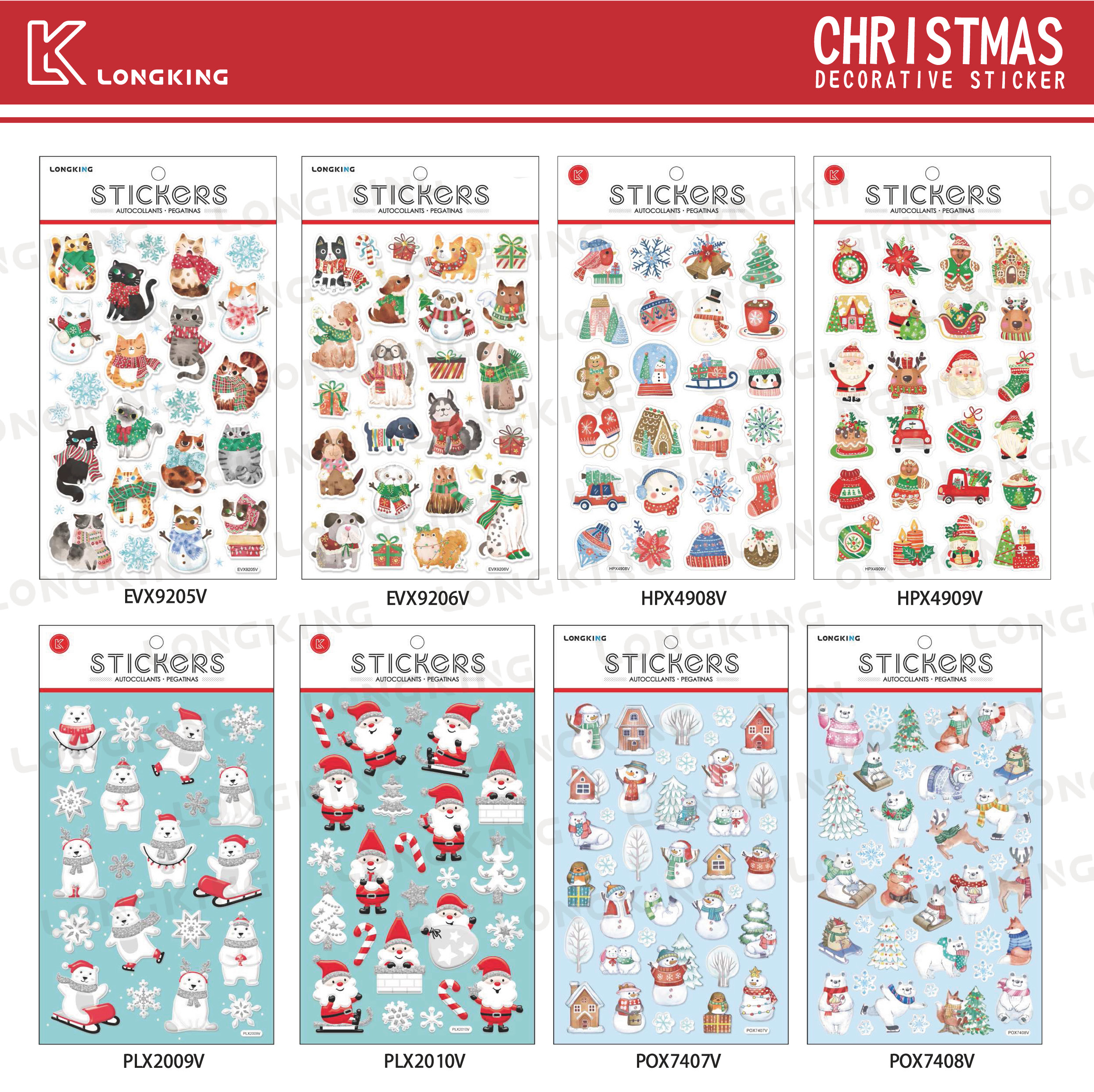 X'mas Decorative Stickers