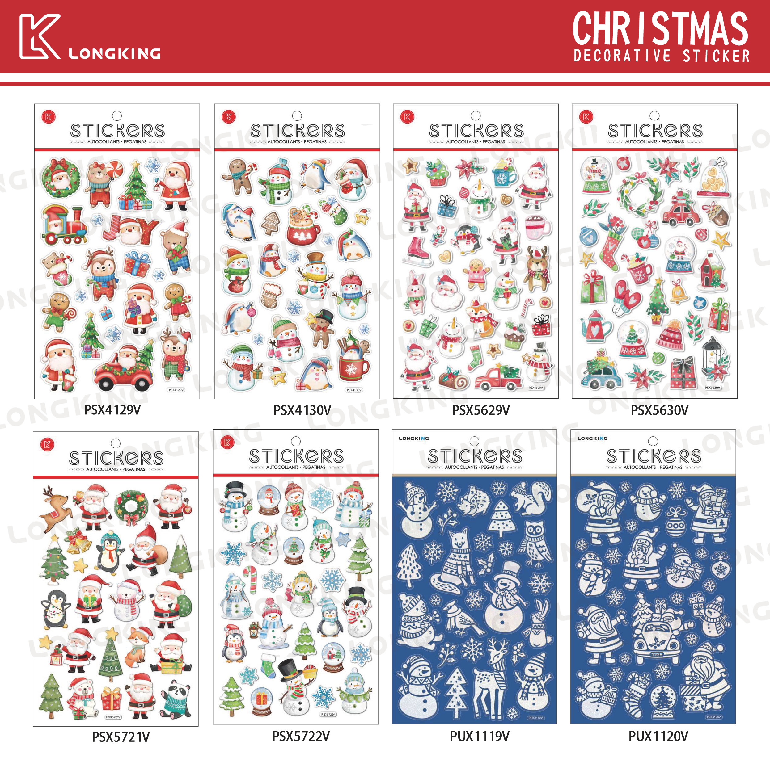 X'mas Decorative Stickers