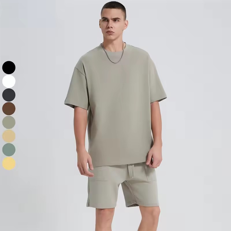 Hot Summer Men's Short Sleeve High Quality Fashion Streetwear Custom Logo Blank Plain T-Shirts