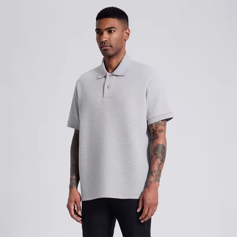 Wholesale Cotton Polyester Quickly Dry Casual Streetwear Golf Polo Shirts For Men