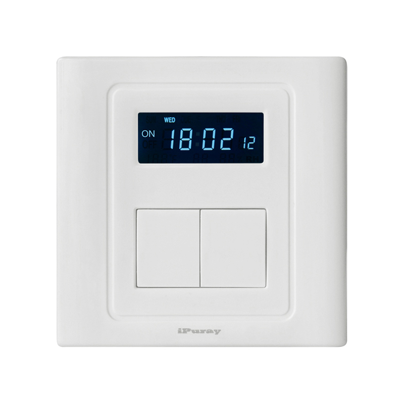 Wi-Fi Glass Pad Touch Switch for 2 Loads