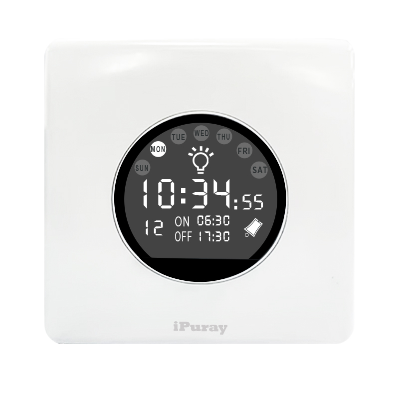Digital Timer Switch with Weekly Multiple Period Settings