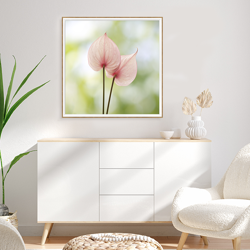 Interior Home Accessories Decorations Beautiful Flowers on The Vase Oil Paintings Canvas Wall Art
