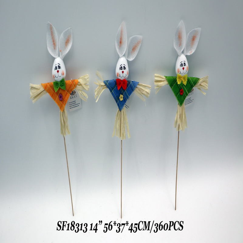14 Inch Easter Decoration Bunny Pick
