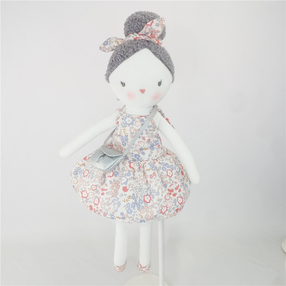 Wholesale High Quality Customized Plush Toy Yarn Skirt Series Girls' Clothes , Hand Embroidered