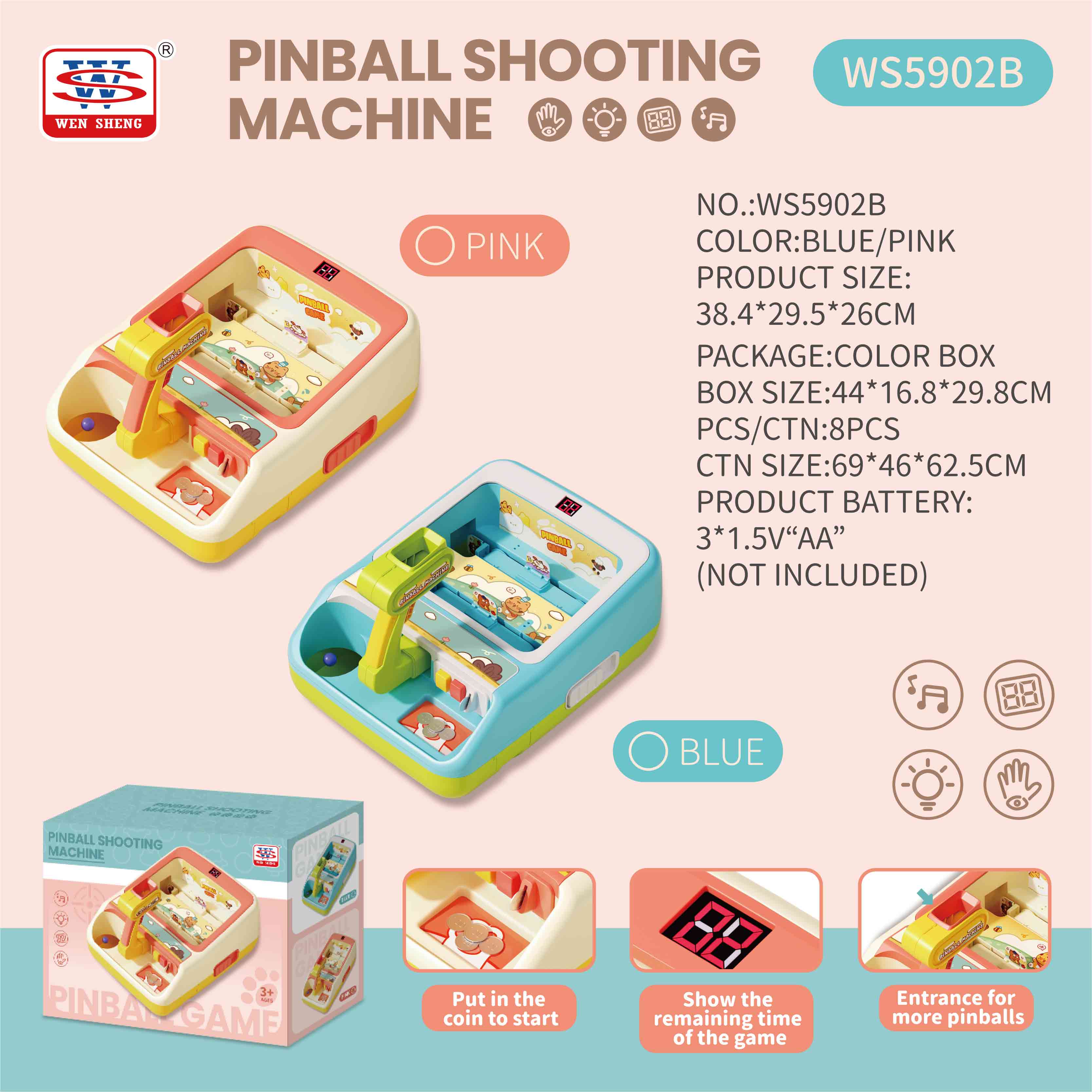 Pinball machine toy