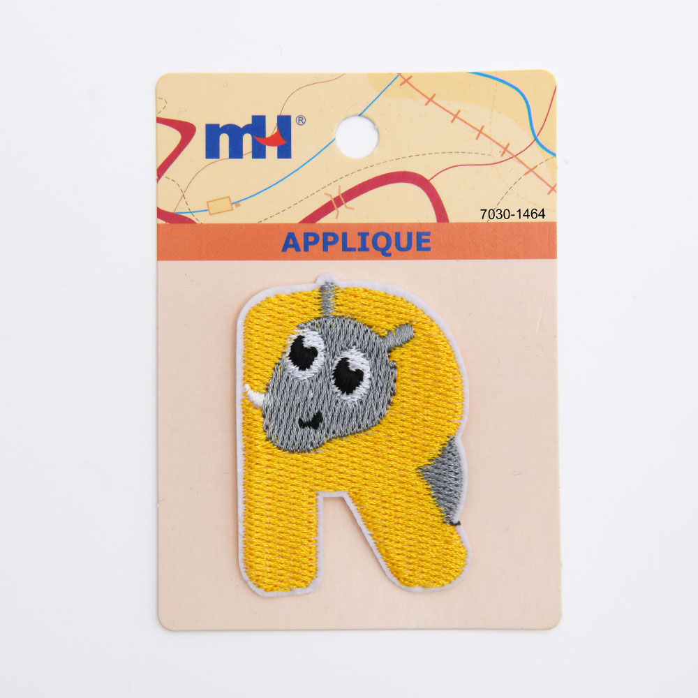 Alphabet Patches DIY Iron On/Sew On Patches