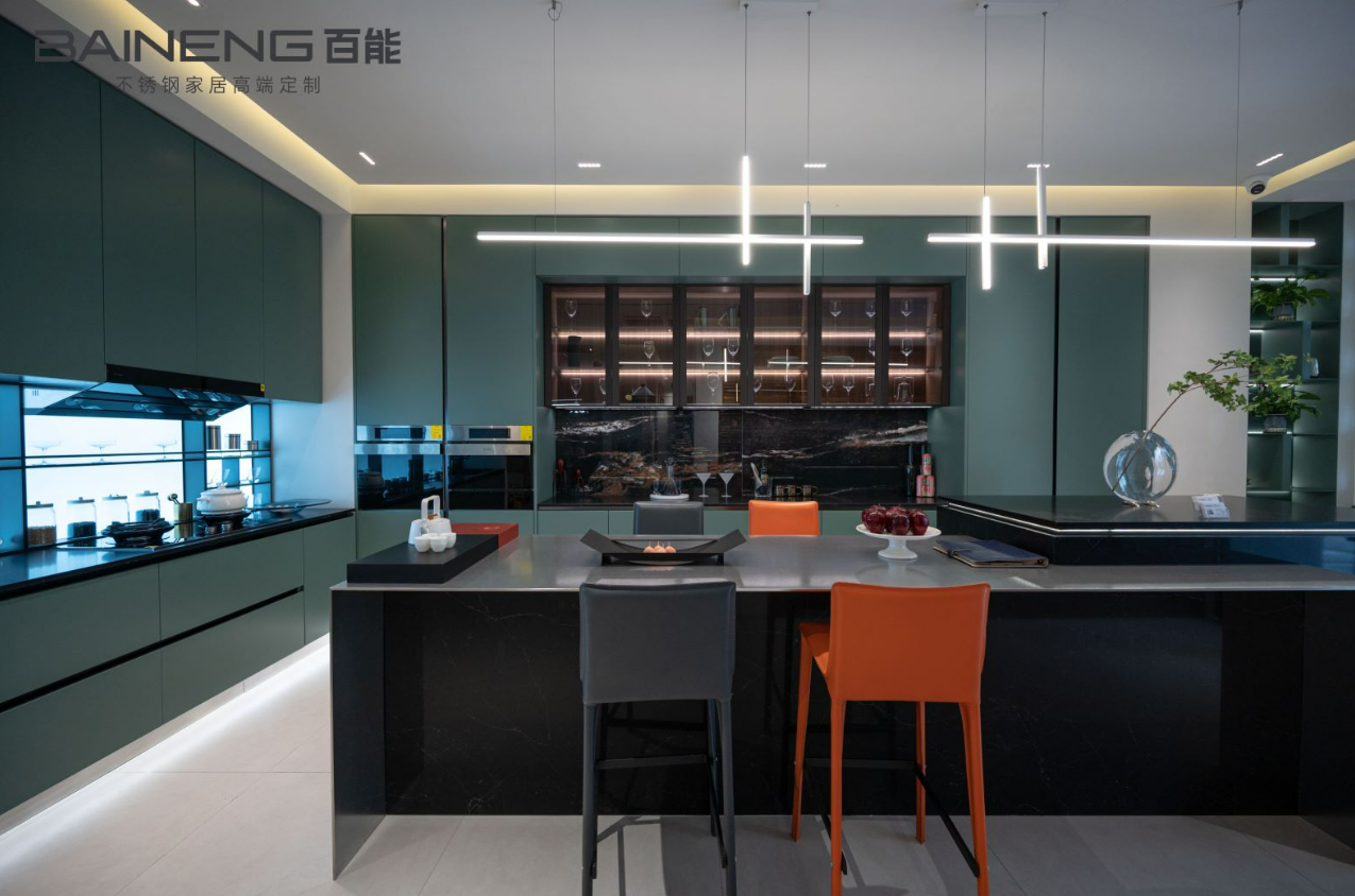 Stainless steel kitchen cabient
