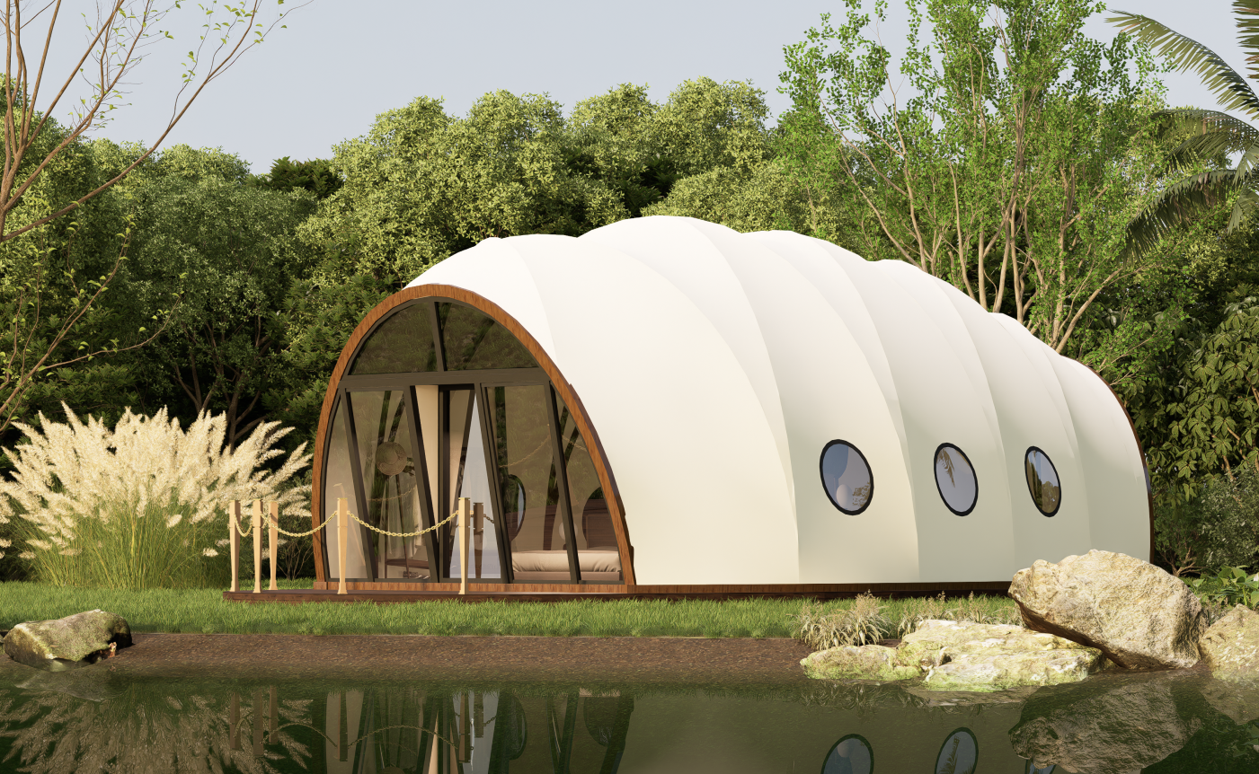 luxury cocoon tent house for glamping