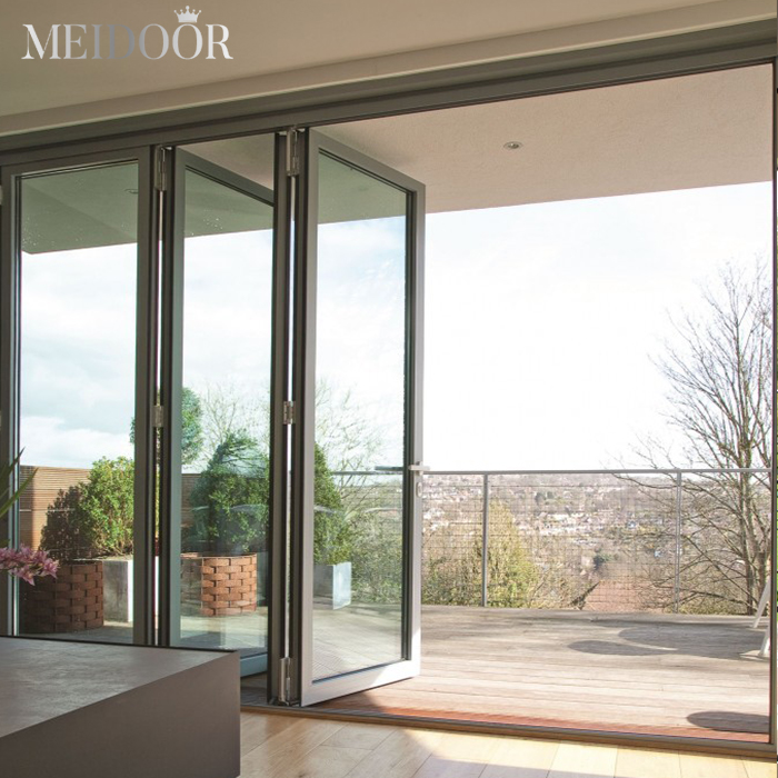garage accordion doors folding glass bifold doors aluminium folding patio bi-fold folding doors