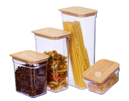 Plastic storage jar