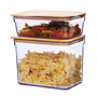 Plastic food storage jar