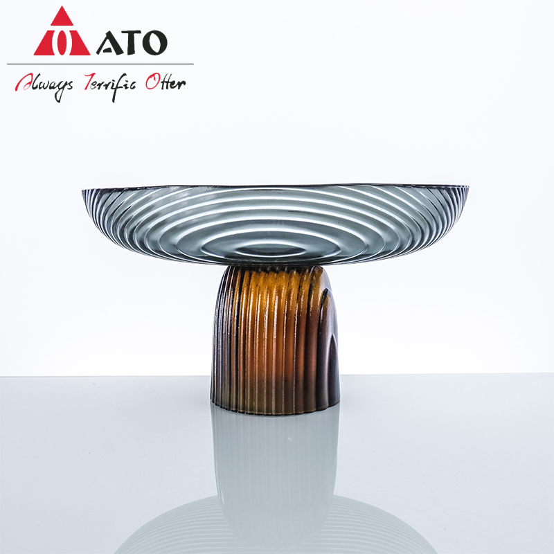 Dinnerware Plate Glass color pattern glass plates for Home Restaurant