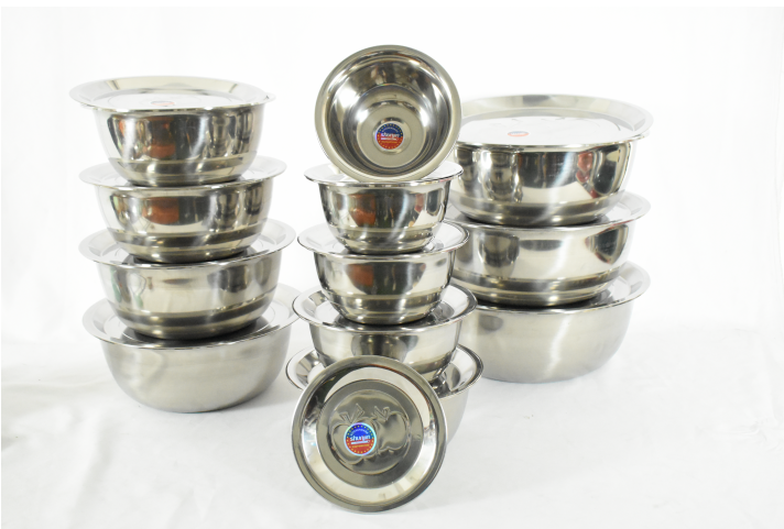 Stainless steel basin