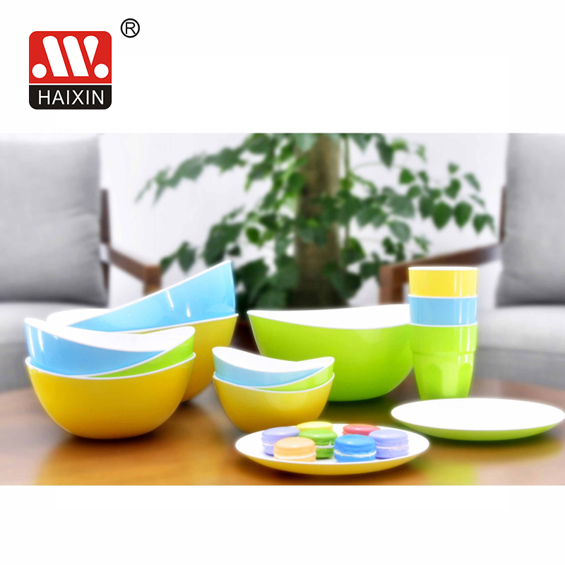 Haixin plastic bowl salad bowl bpa free item# 9201 plastic bowl