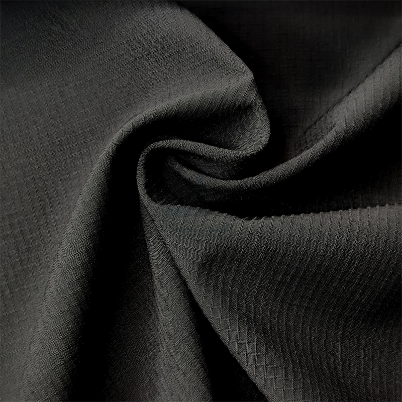 OBLRE036 Recycle four ways spandex ribstop fabric