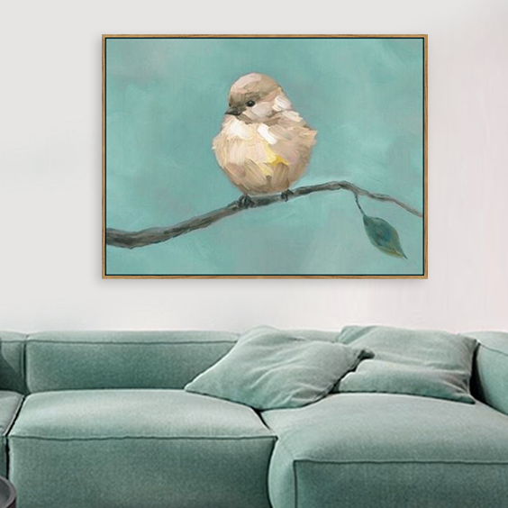 Abstract blue concept Hot Sale Designs 3D Textured Hand Made Framed Canvas Wall Art Factory Sale