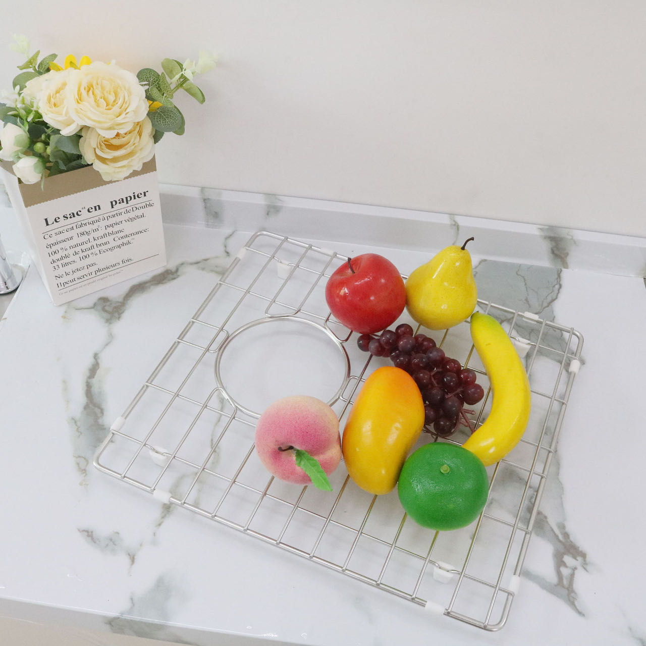 Kitchen sink rack sink mesh rack sink drain rack anti-scalding mesh rack