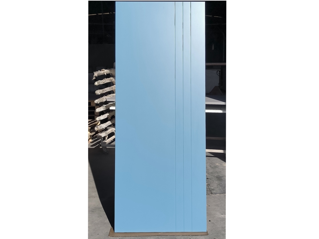 Blue Flush Door