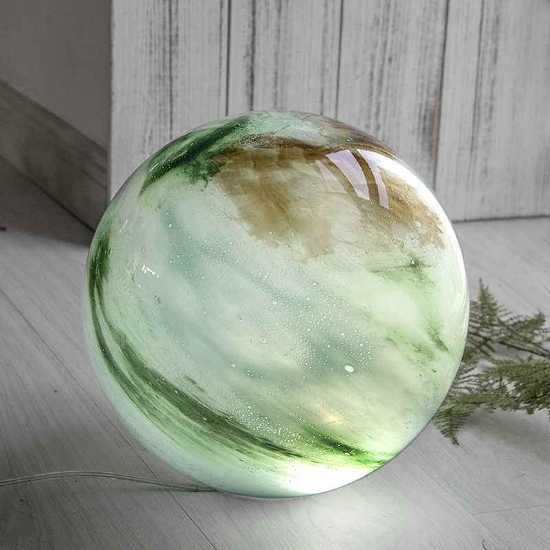 Art color glass decorative lighting handmade G12-22/GJ17-20/TL12/G20-15 White green beige Starrysky