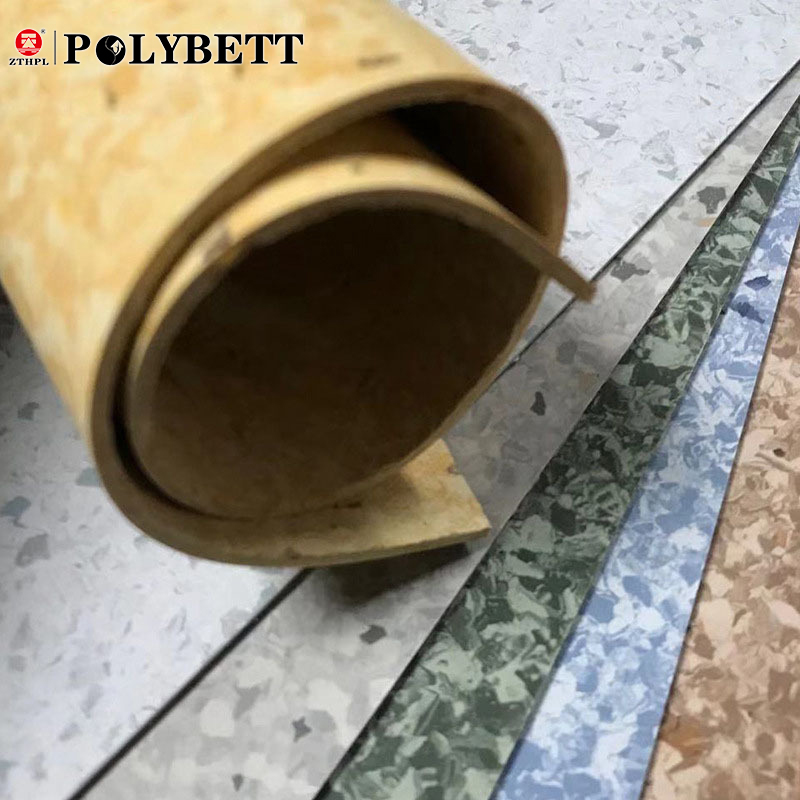 Waterproof antibacterial pvc vinyl homogeneous flooring operations room roll sheet suppliers