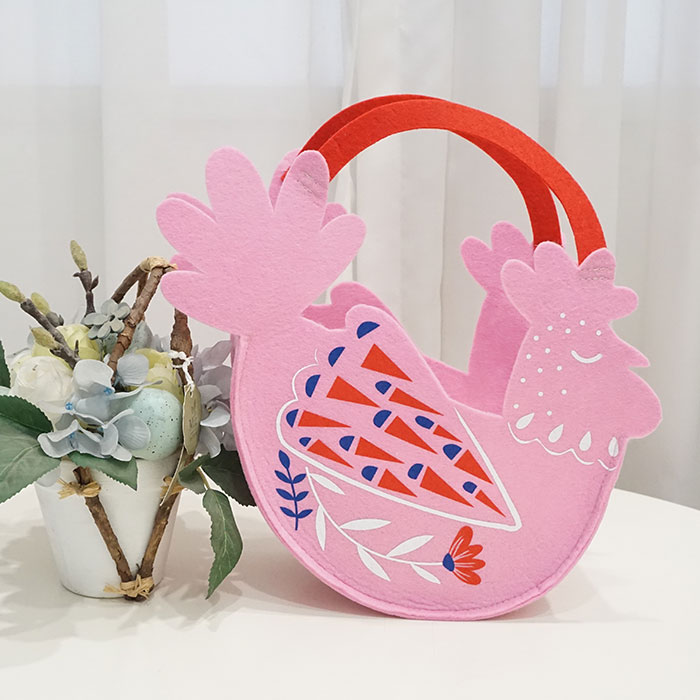 Pink Easter Chick Hand Bag