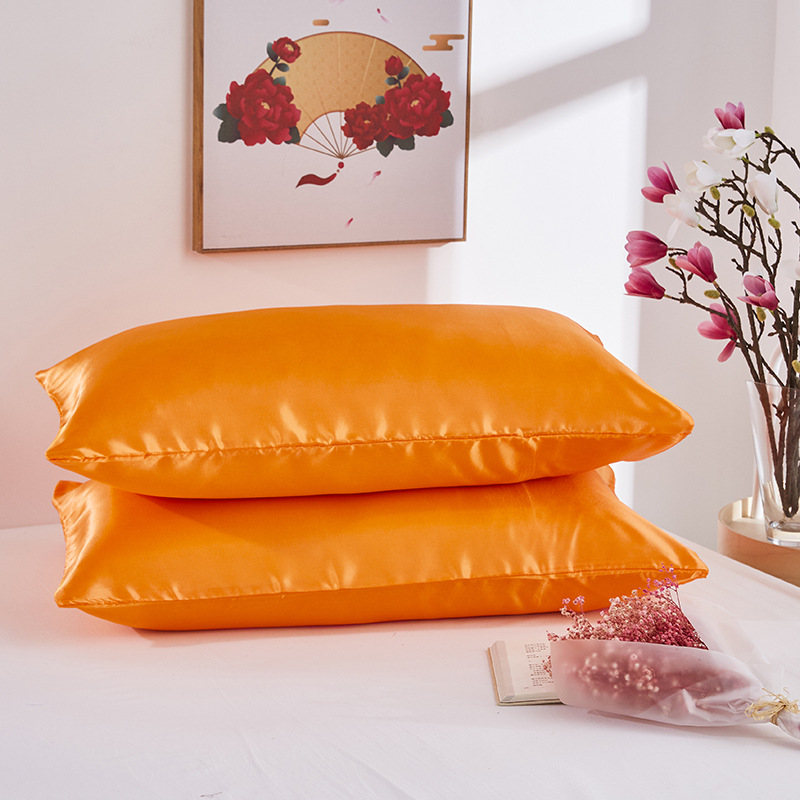 Customization High Quality Bedding Pillow Cover Silk Pillow Cover 2 pieces bedsure satin pillowcase
