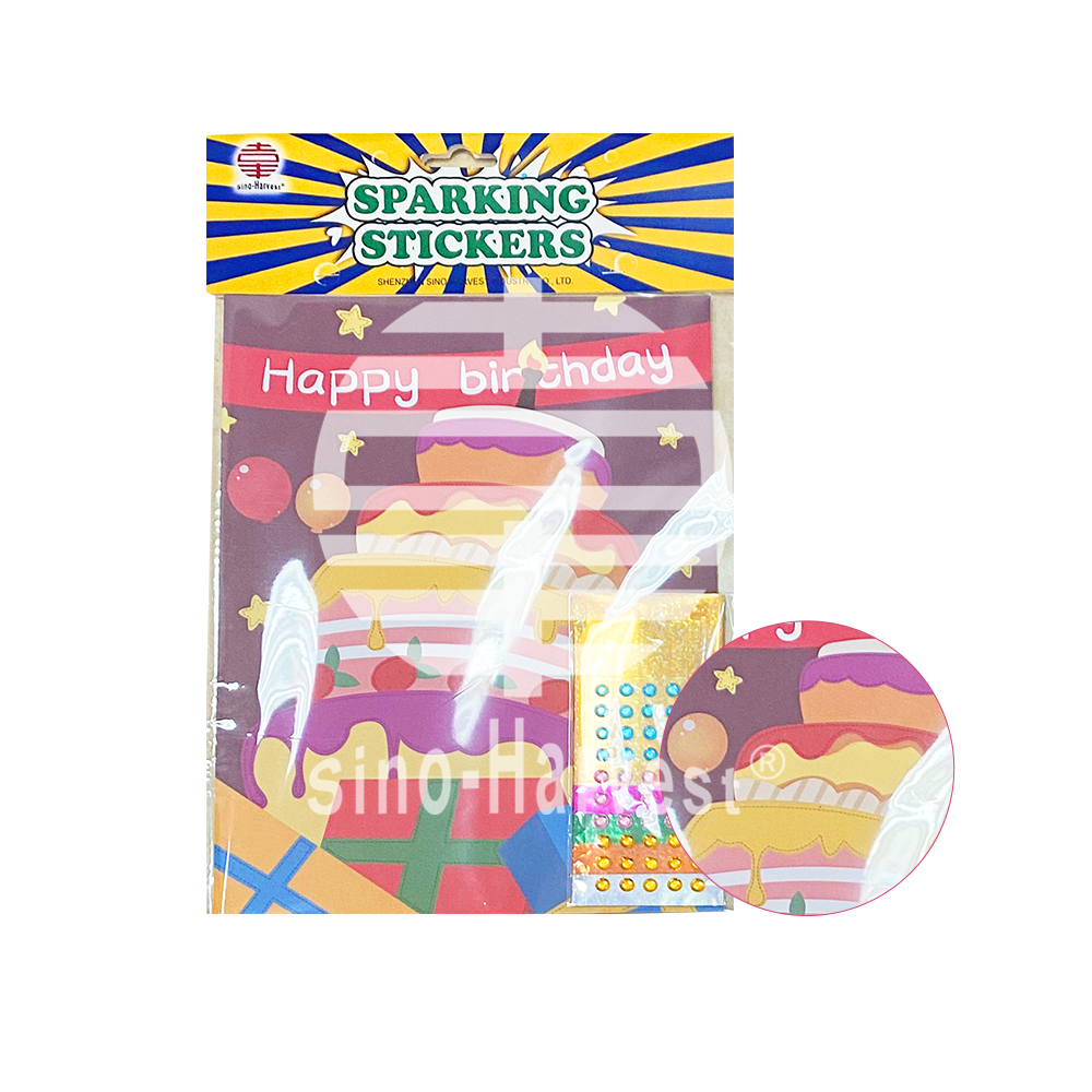 Diy Creative Cartoon Colorful Magic Sticker Foil Fun Craft Kit