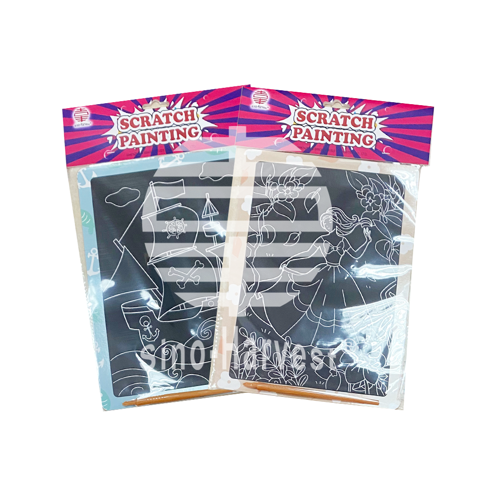 DIY Scratch Art Paper