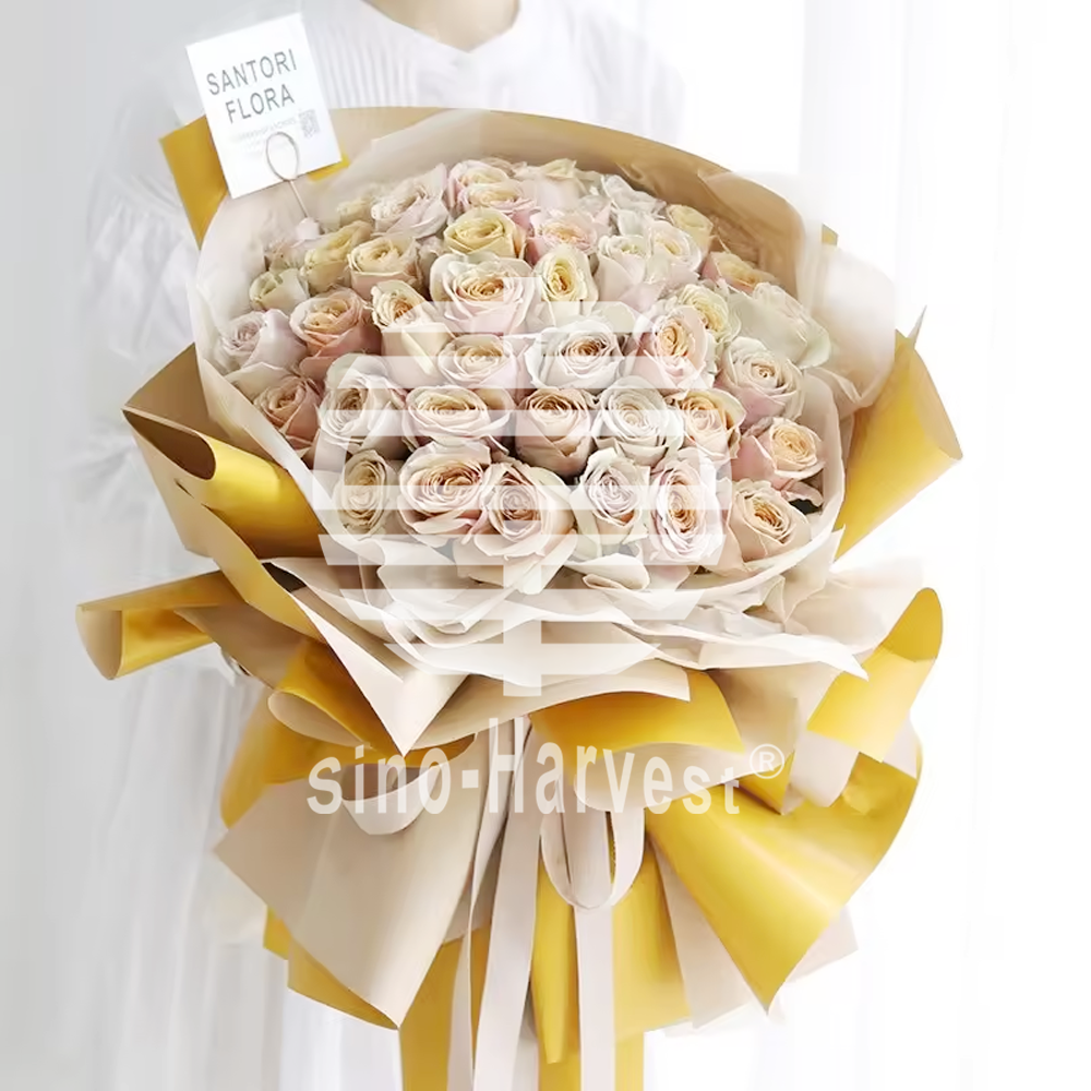 Waxed Floral Tissue Paper
