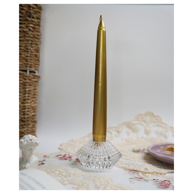 Tongda Gold long pole candle Smokeless birthday party decoration candle