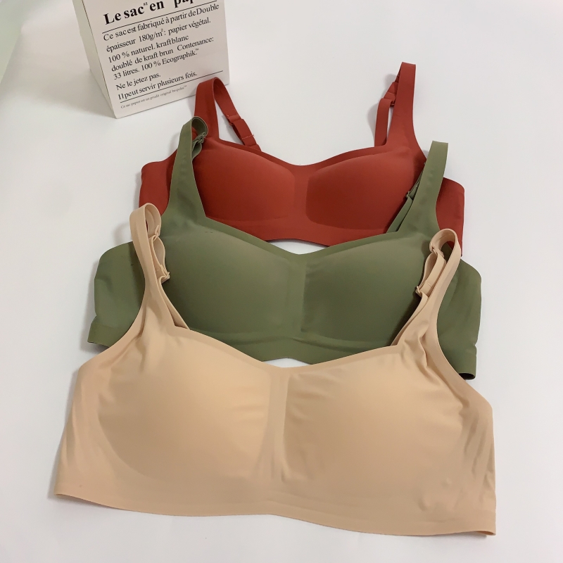 Seamless and Steel Ring Free Underwear Gather Comfortable Bra