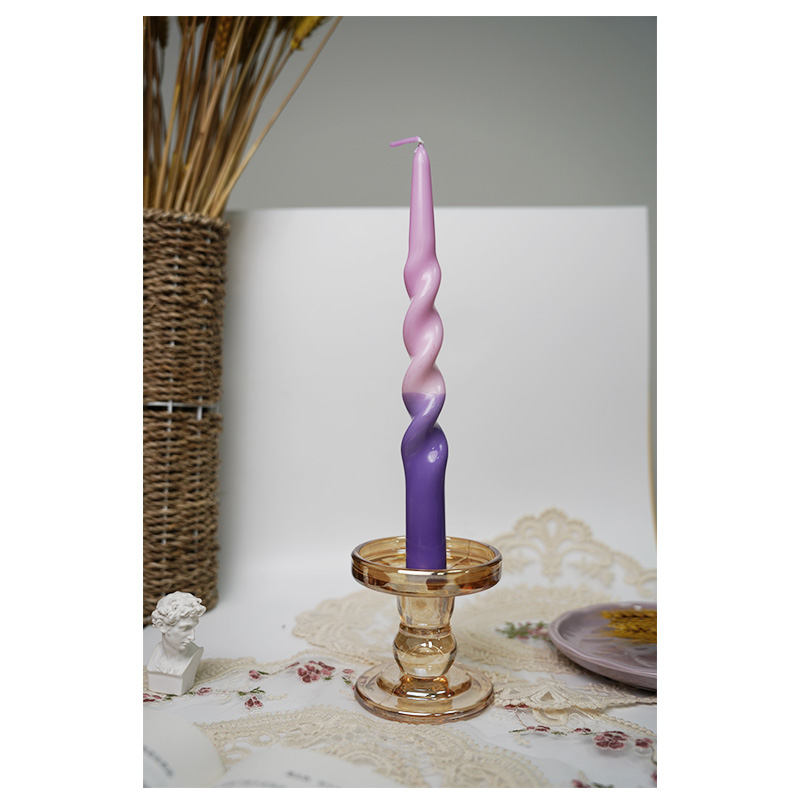 Tongda long pole Spiral candle Dinner parties Birthday party decoration candles