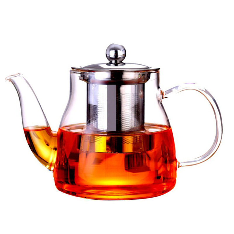 High borosilicate glass tea pot