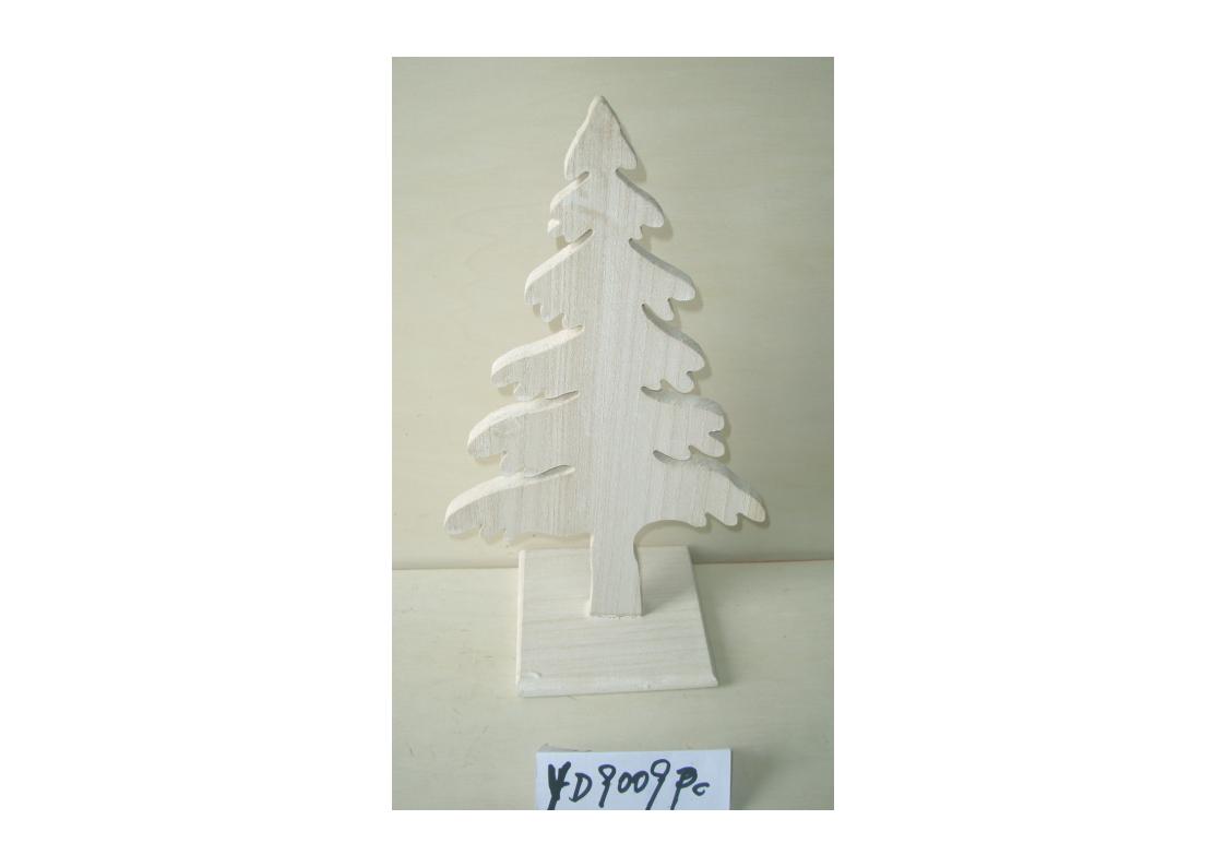 Wooden pine tree ornaments