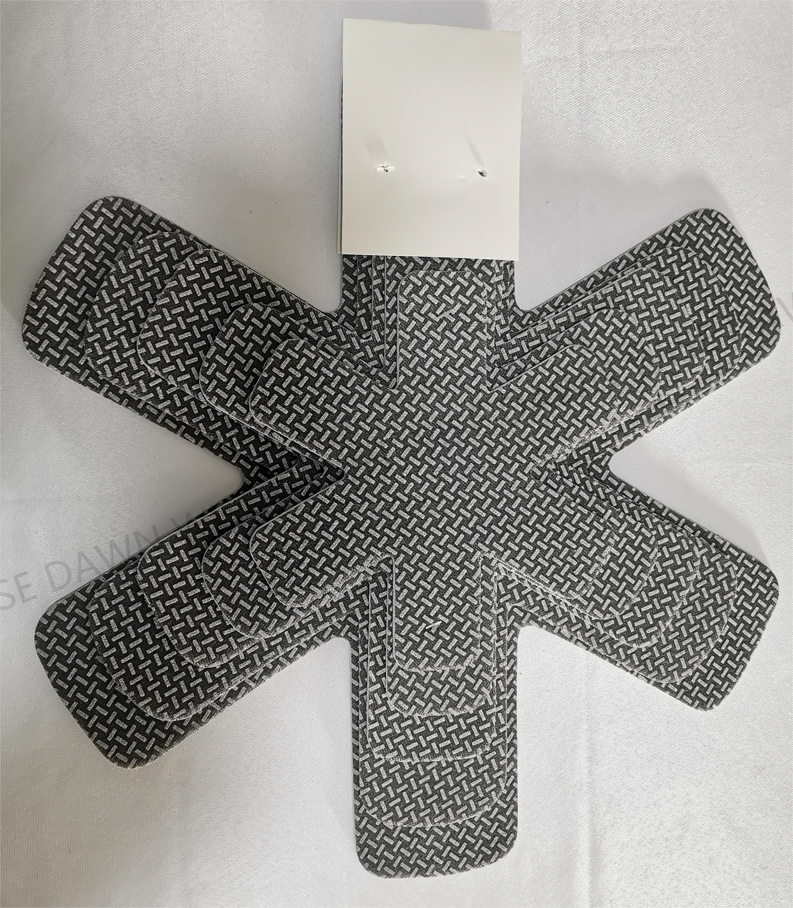Heat Unsulation And Anti Scratch Non Woven Cookware Protector Anti Slip Laser Cut Pot Mat
