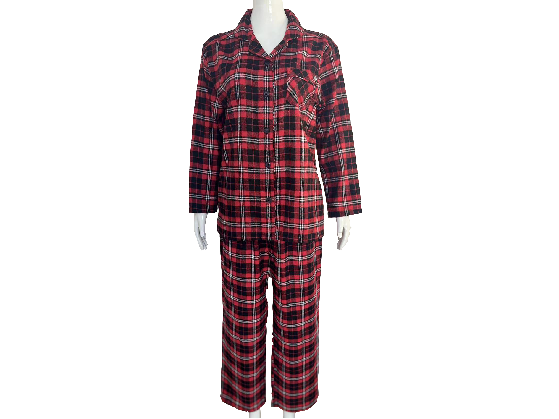 Women's poly/cotton pajamas set