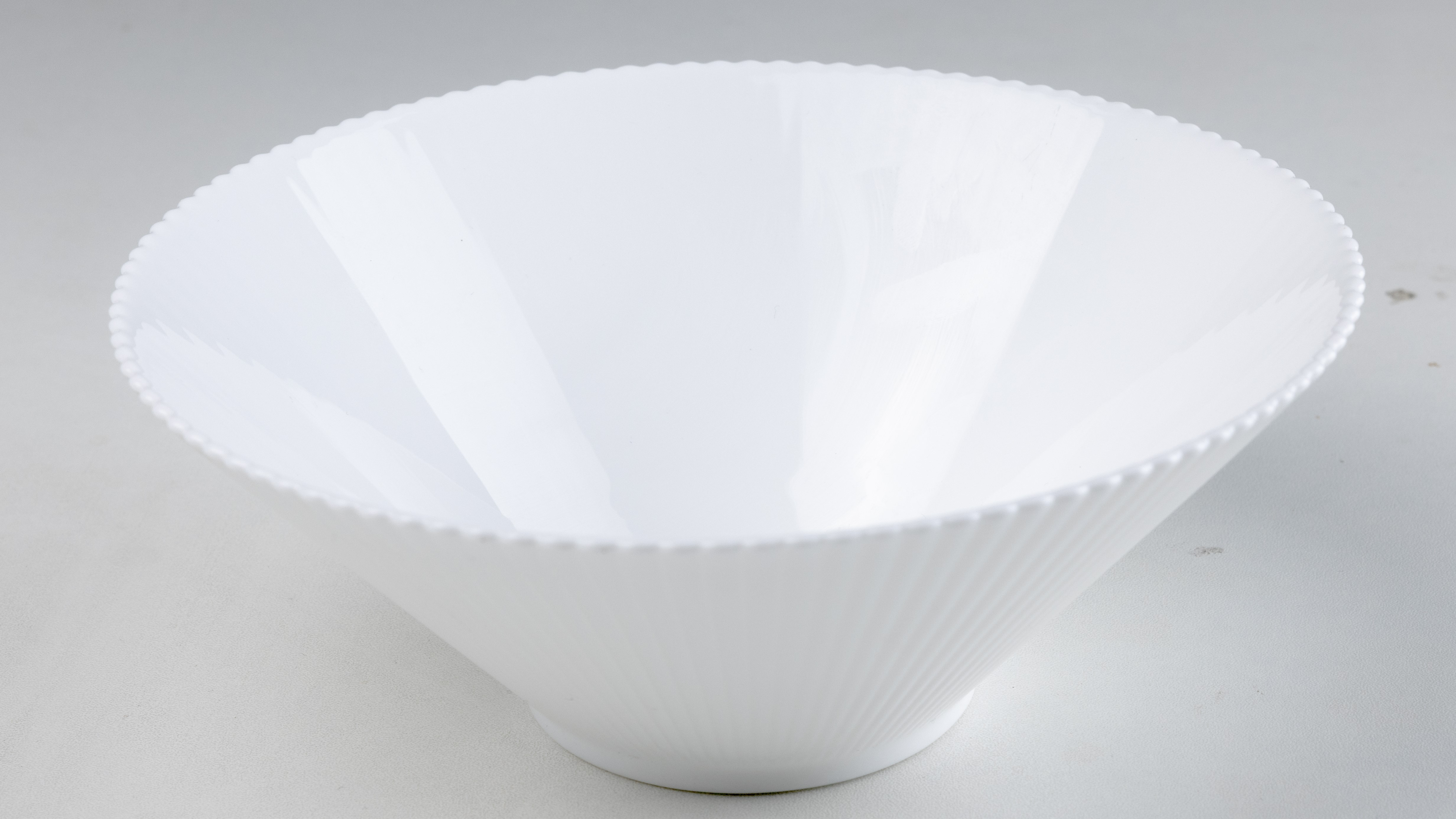 Opal glass bowl