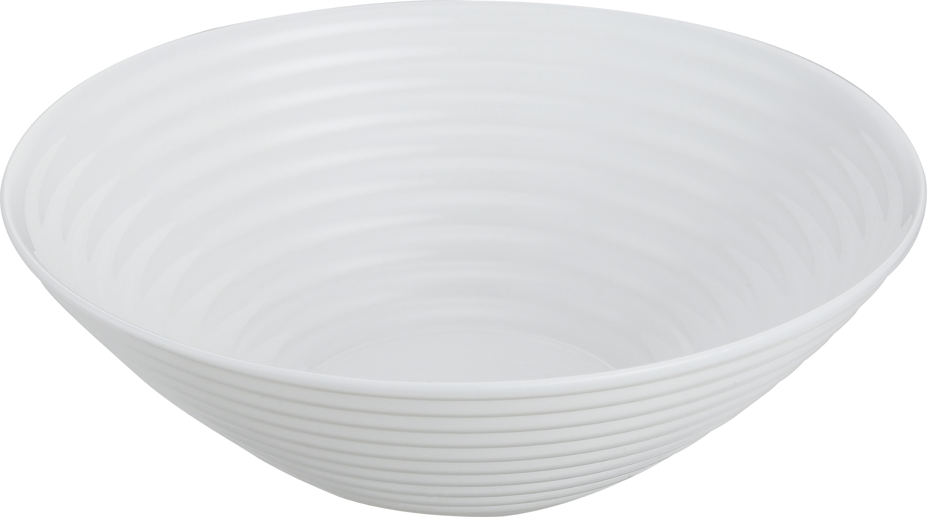 Glass bowl thread pattern