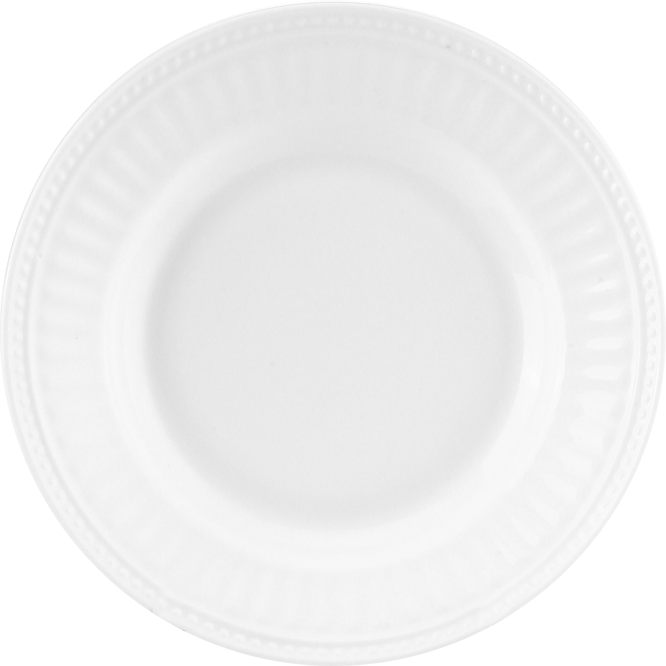 Glass soup plate