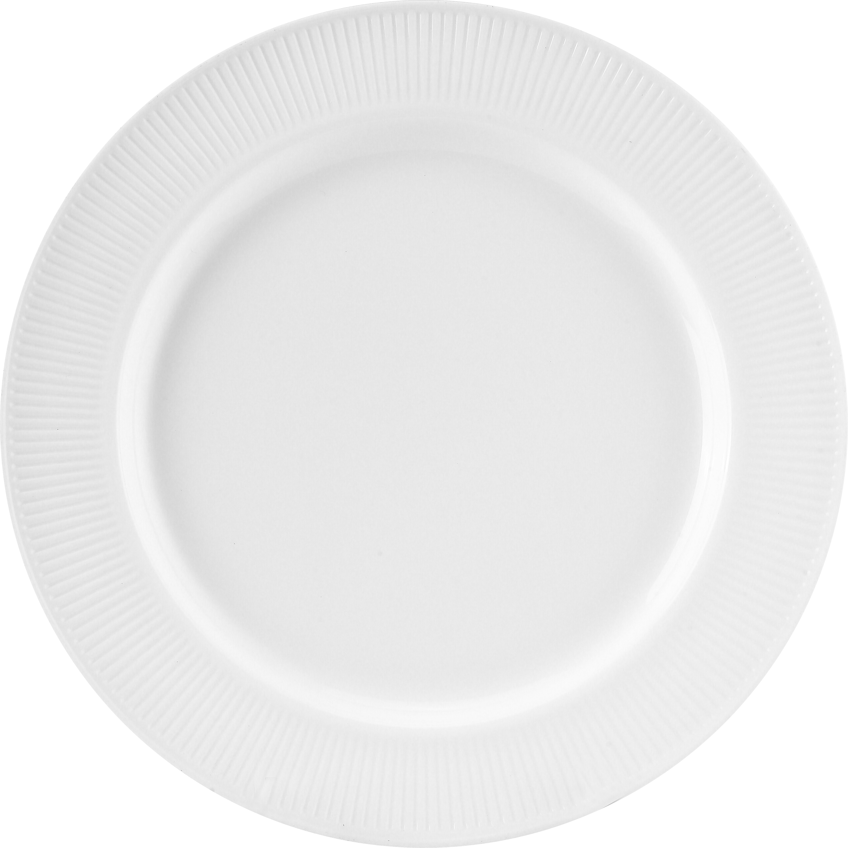 Opal glass dinner plate