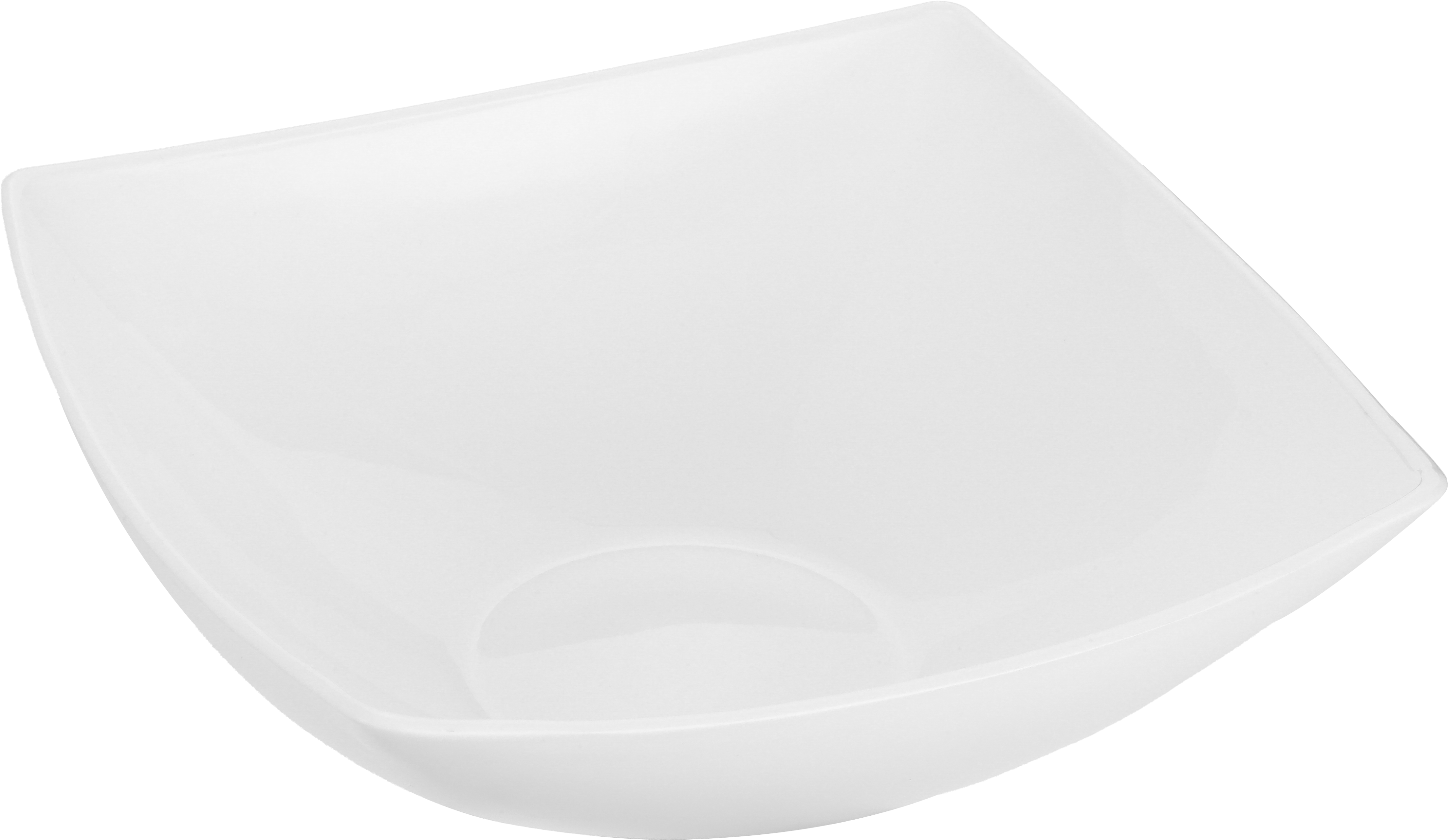 Opal glass bowl with square series