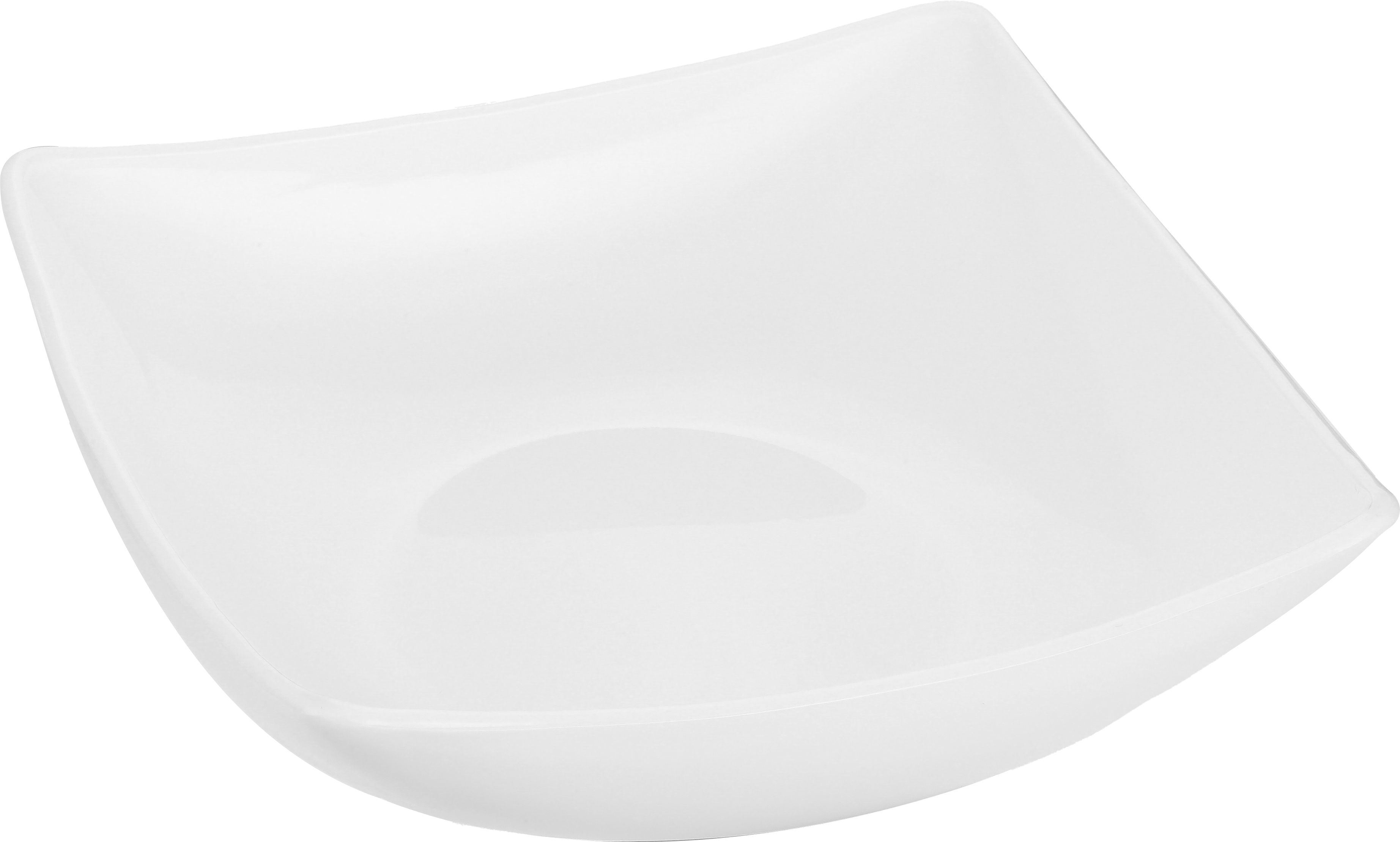 Opal glass bowl with hard square series