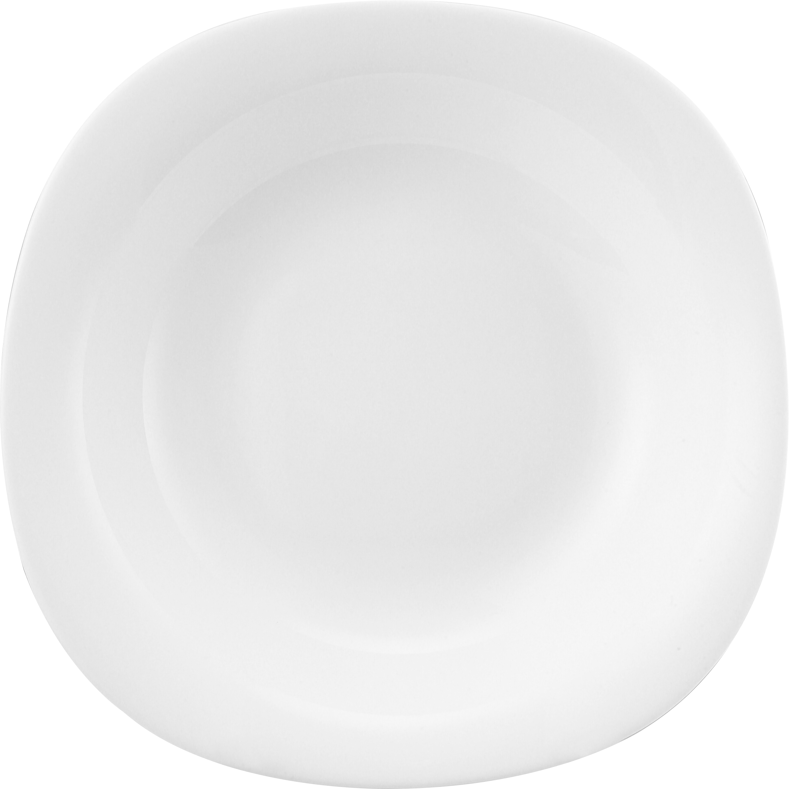 Opal glass soup plate