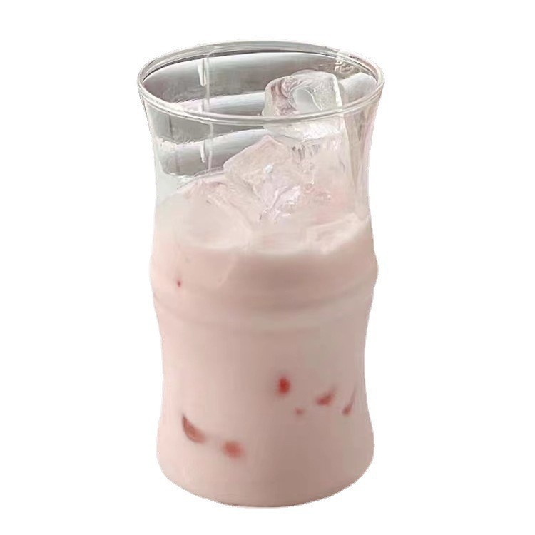 High borosilicate bamboo cup