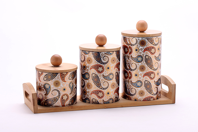 Ceramic Kitchen Canister Sets Sealing Canister