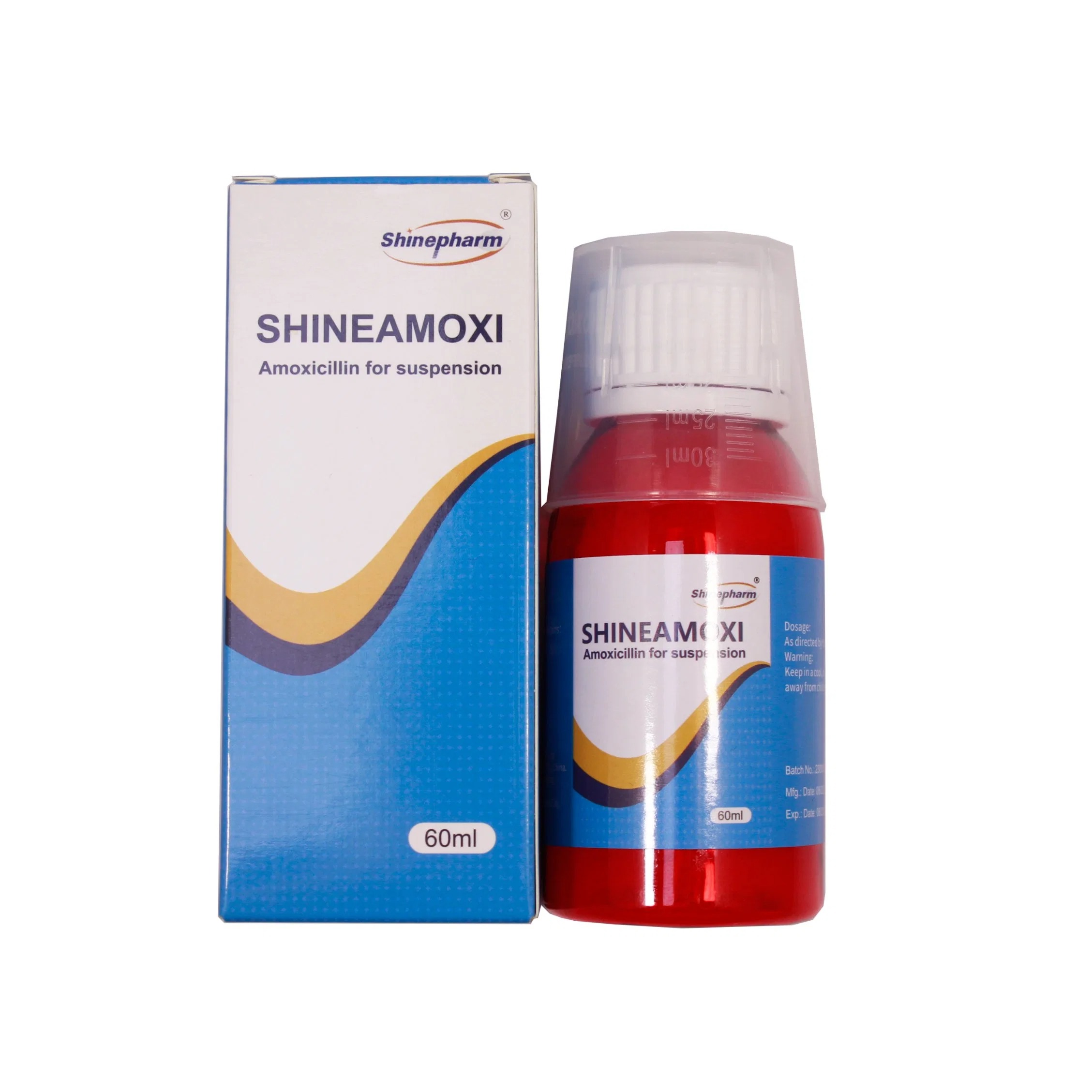Amoxicillin For Suspension 250mg/5ml, 60ml